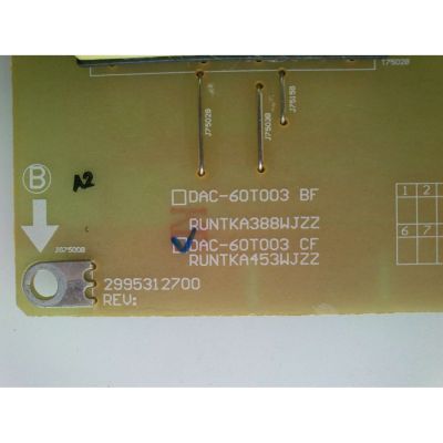 BACKLIGHT INVERSOR / SHARP RUNTKA453WJZZ MODELO LC-46D64U - Imagen 2